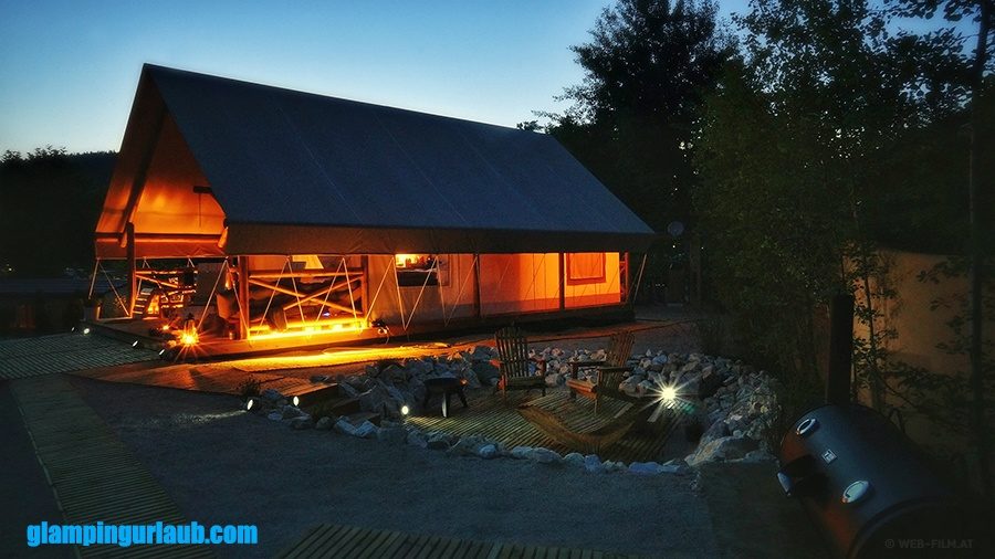 glamping lodgezelt österreich